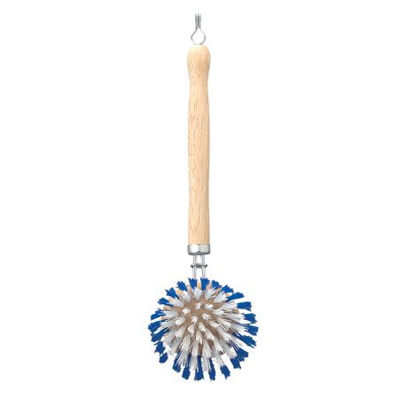 Dish/Veggie Blue Nylon Bristle Scrub Brush