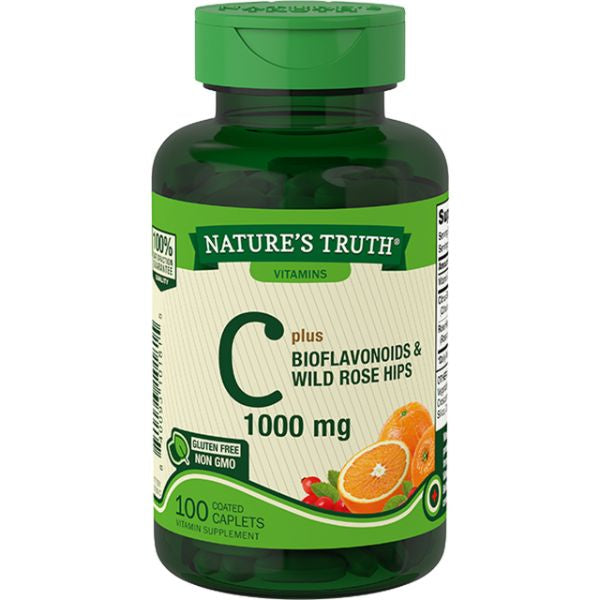 Nature's Truth Vitamin C Plus Bio 1000mg Tablets 100ct