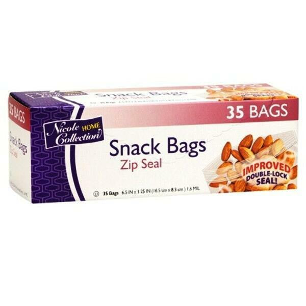 NC Zip Seal Snack Bag 35 ct