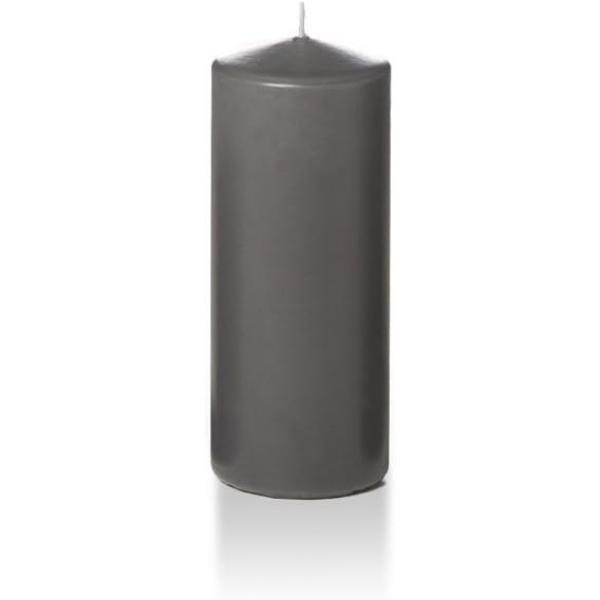 cone pillar candle 2 x 5.5 - Dark Gray