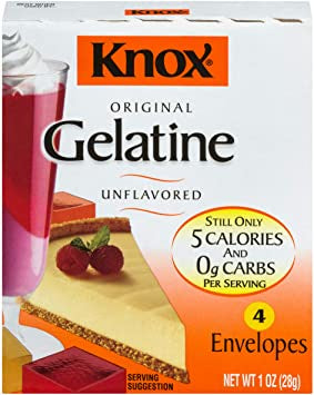 Knox Gelatine Unflavored 4 Count 1 oz