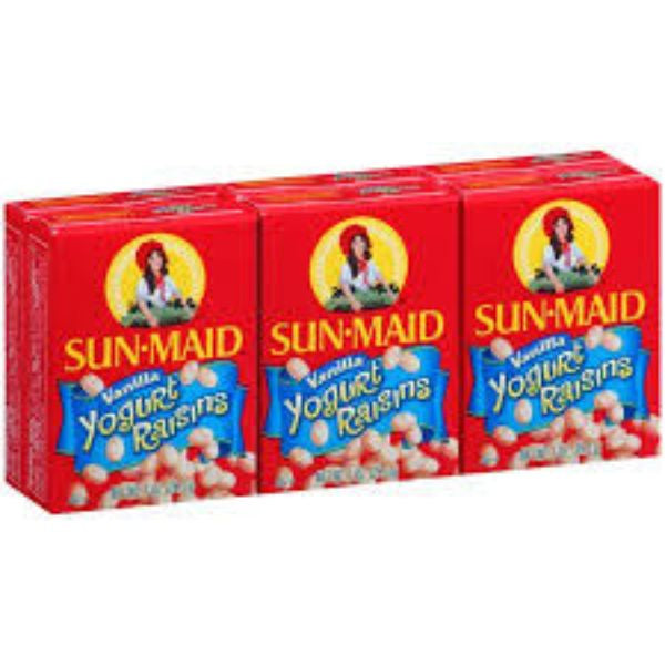 Sun-Maid Vanilla Yogurt Raisins 6/1oz