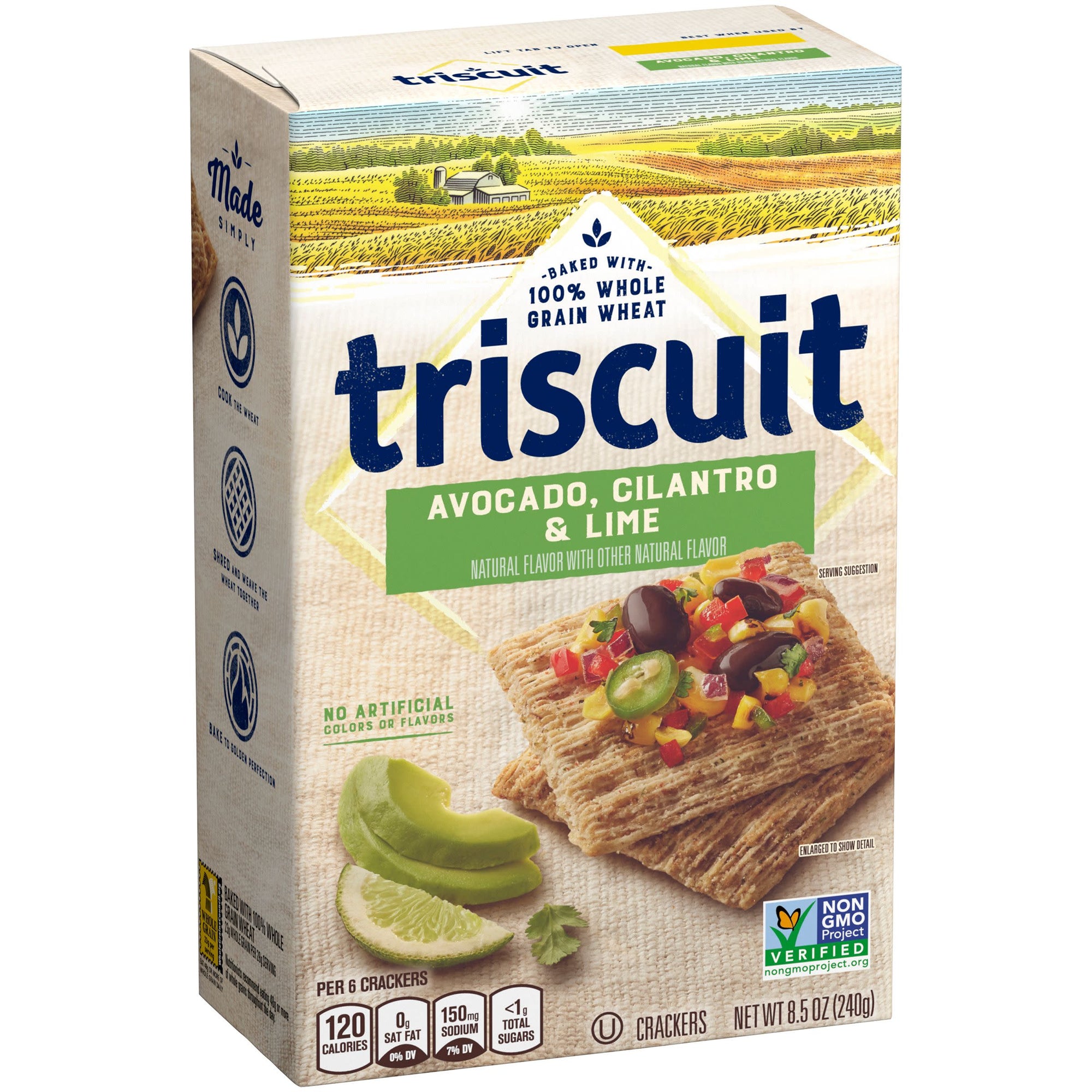 Triscuit Avocado, Cilantro & Lime Crackers 8.5oz