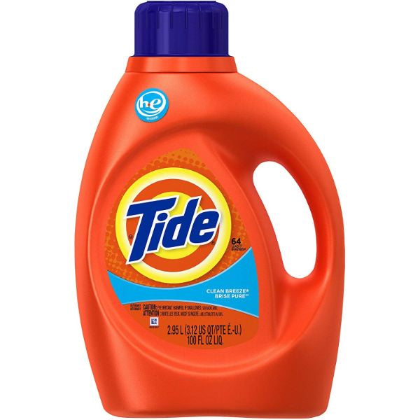 Tide Clean Breeze HE Laundry Detergent 92 oz
