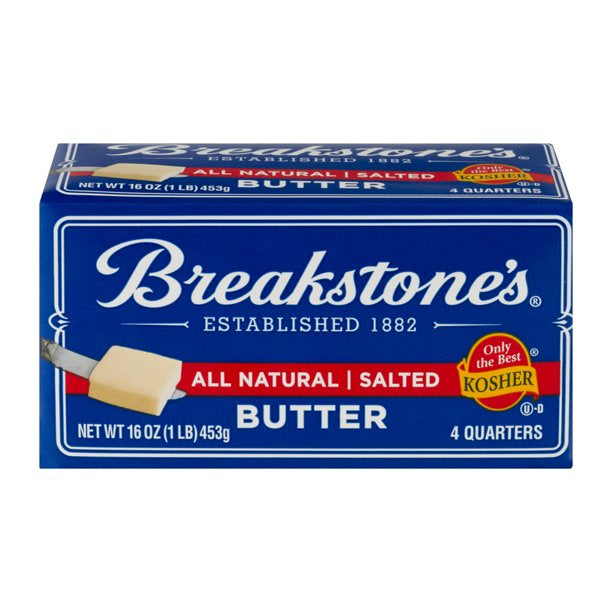 Breakstone Salted Butter Quarters 1 lb