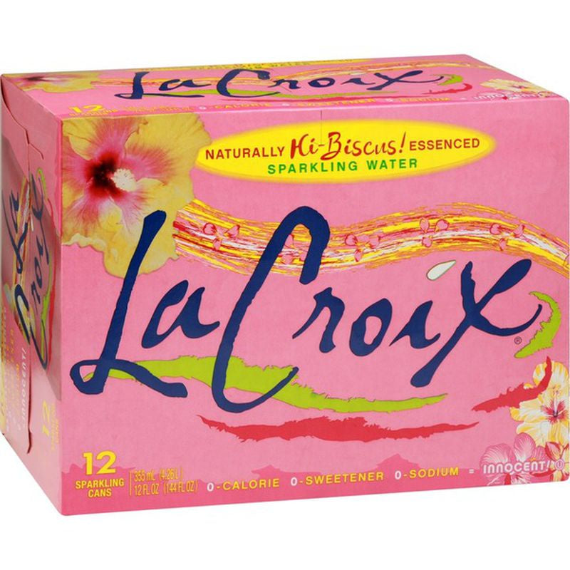 LaCroix Sparkling Hibiscus 12/12oz (includes deposit)