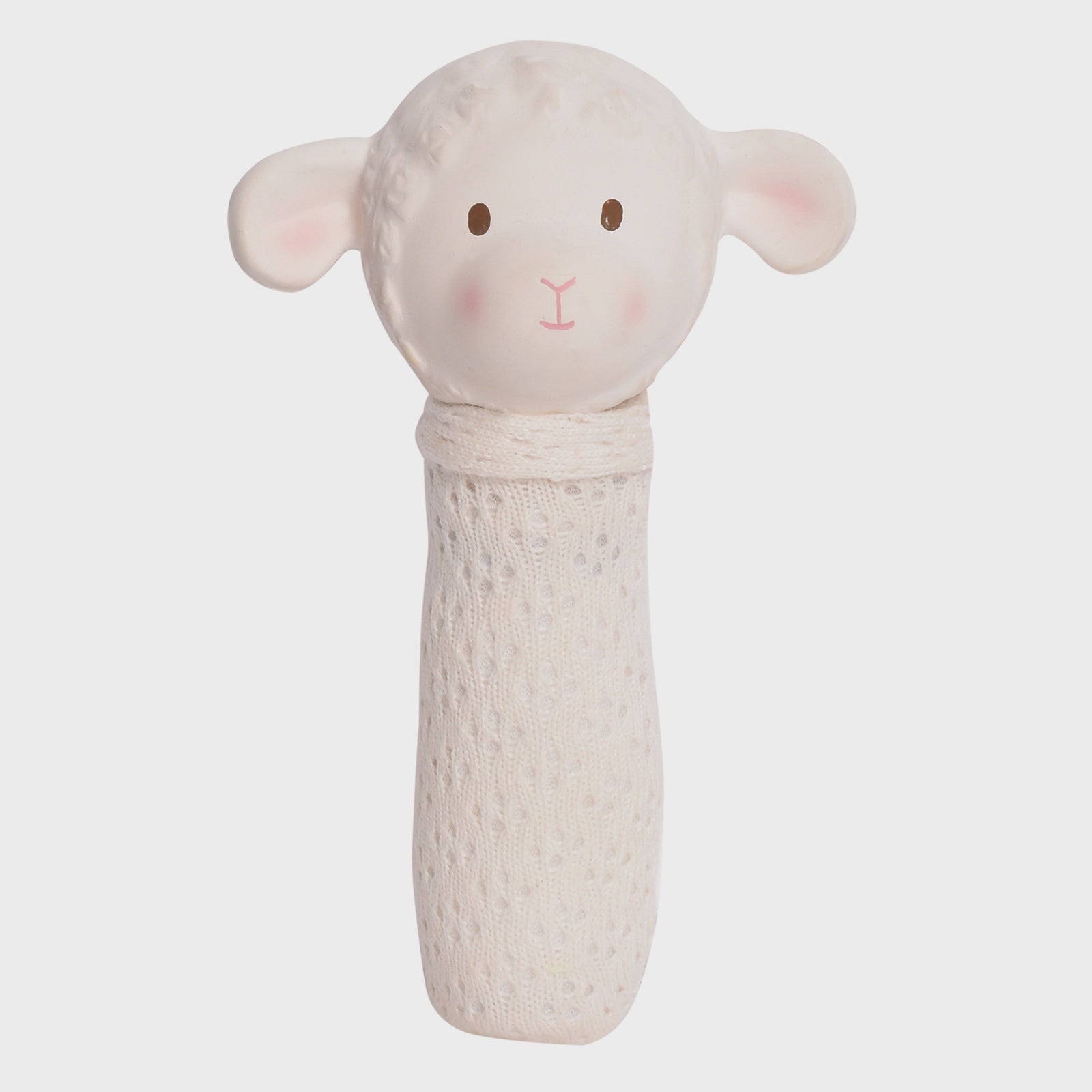 Bahbah the Lamb  w/ Natural Rubber Teether Head