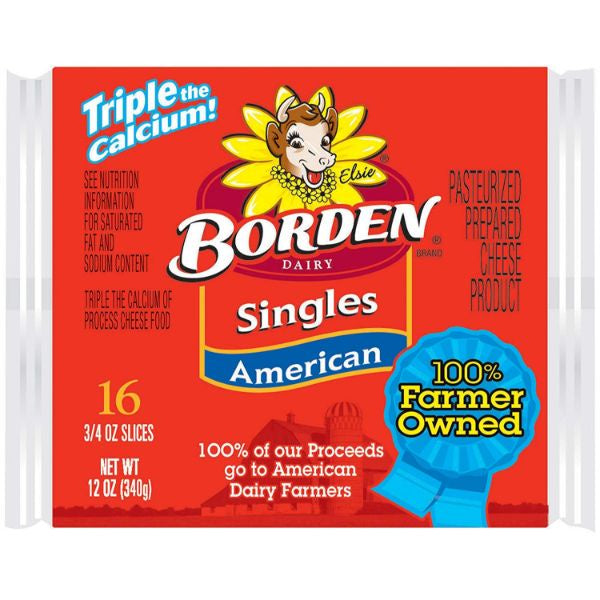 Borden Yellow American Singles 12oz