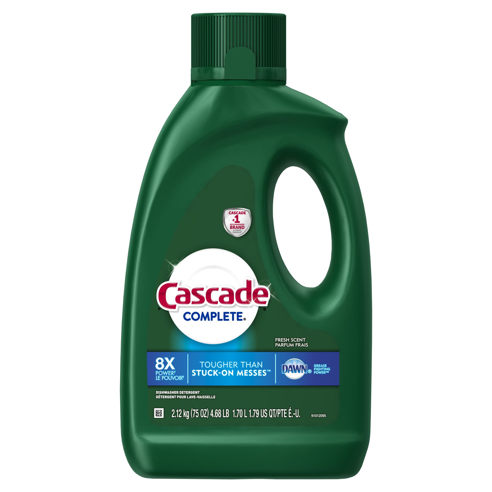 Cascade Complete Liquid Gel Fresh Dishwasher Detergent 75oz