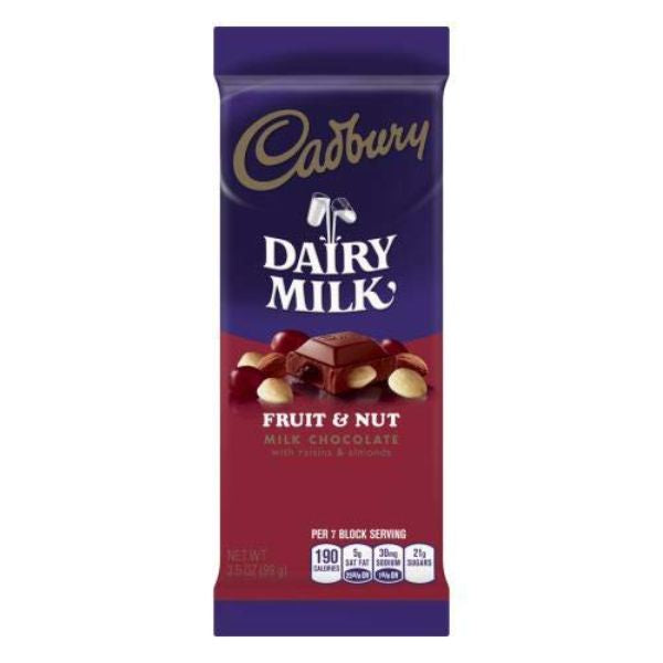 Cadbury Fruit & Nut 3.5oz