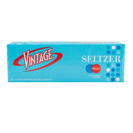 Vintage Seltzer Original Cans 12/12oz (includes deposit)