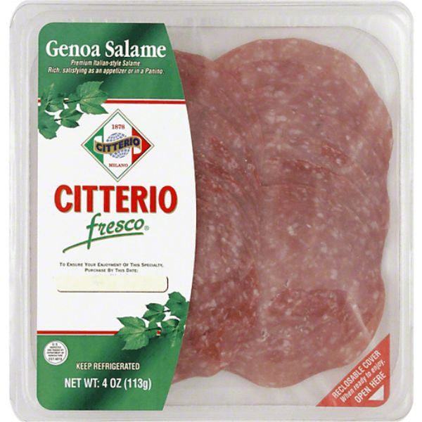 Citterio Genoa Salami 4oz