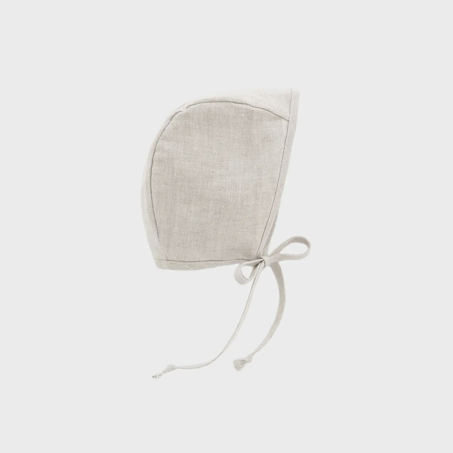 Briar Baby Sand Linen Bonnet Cotton-Lined