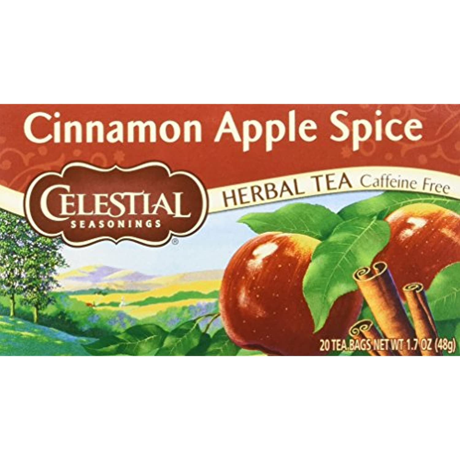 Celestial Seasonings Cinnamon Apple Spice Herbal Tea 20ct