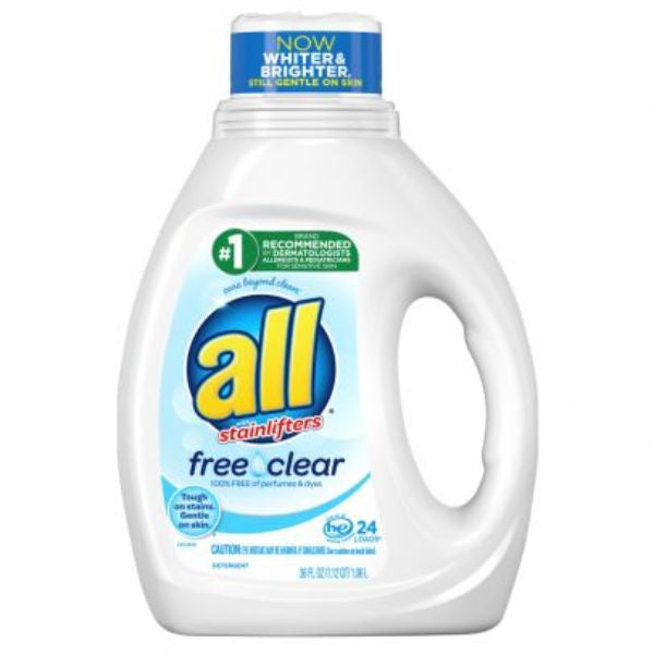 all Free & Clear Laundry Detergent 36oz