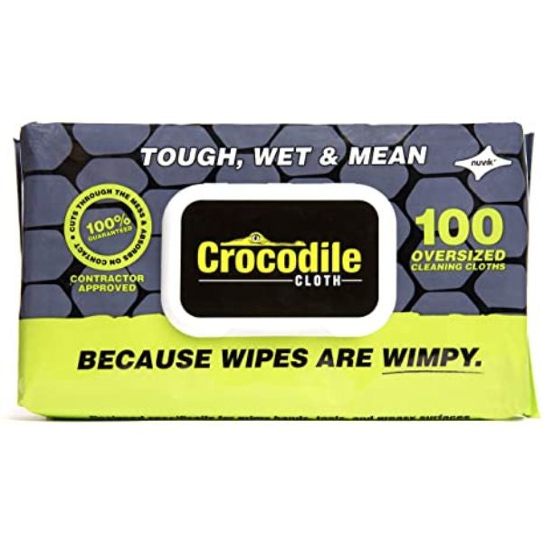 Crocodile Heavy-Duty Cleaning Cloths 80 ct