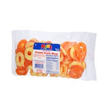 George Howe Gummi Peach Rings 14 oz
