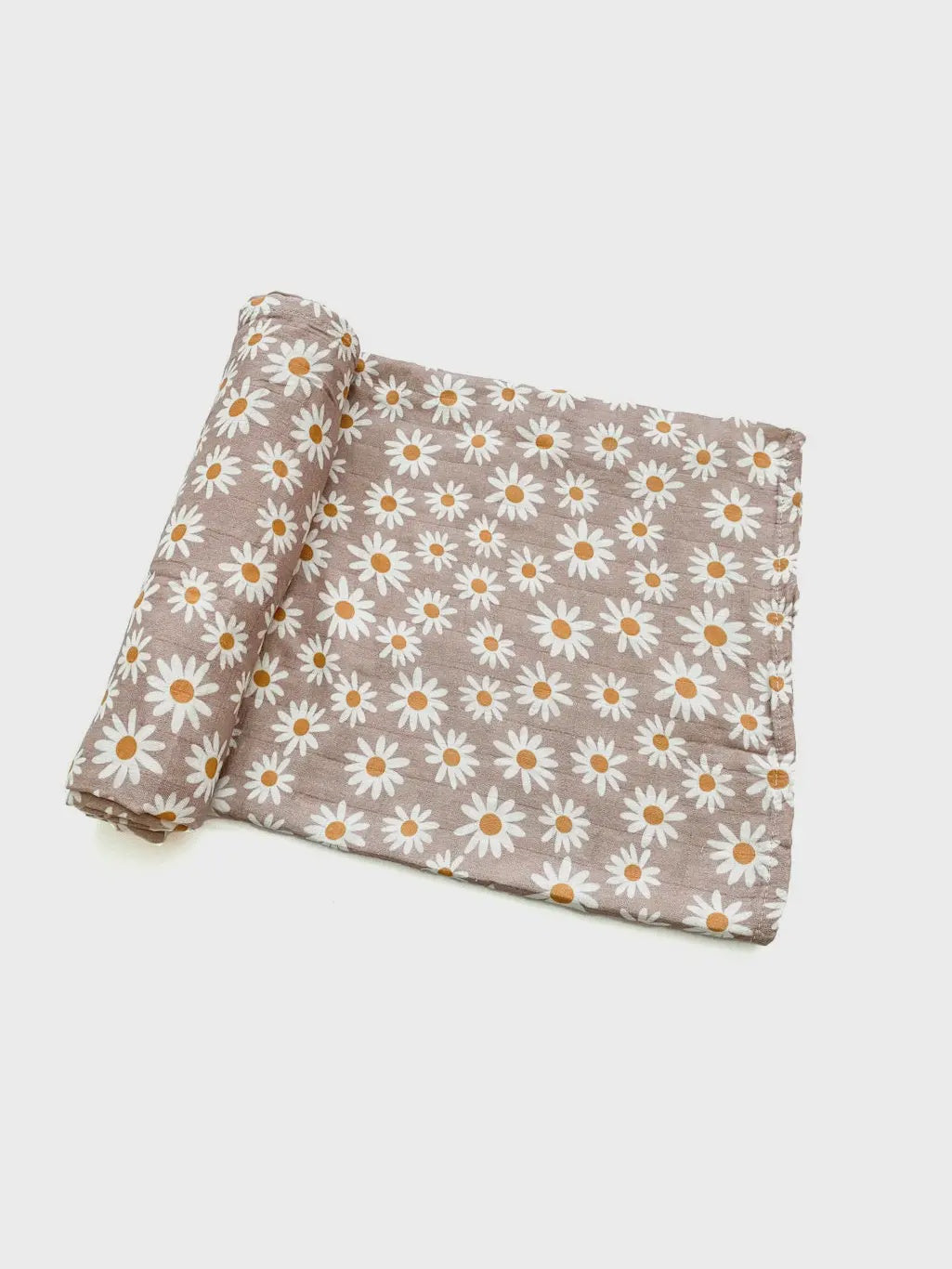 Dusty Daisy Floral Muslin Swaddle Blanket