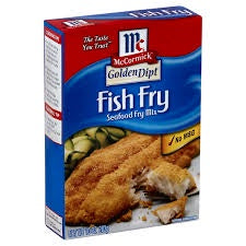 McCormick Golden Dipt Fish Fry Seafood Fry Mix 10oz