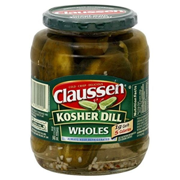 Claussen Kosher Dill Whole Pickles 32oz