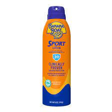 Banana Boat Ultra Sports Clear Sunscreen Spray SPF 30 6oz