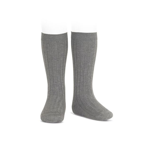 Condor Ribbed Dark Grey Socks