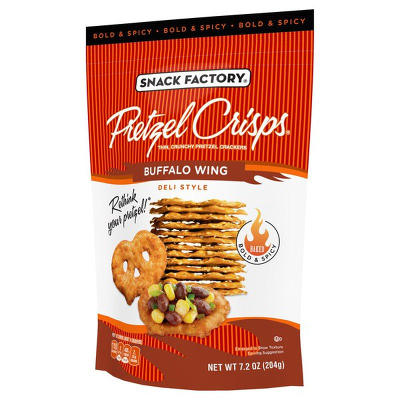 Snack Factory Pretzel Crisps Buffalo Wing 7.2oz