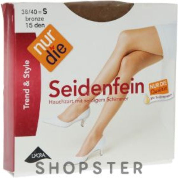 Nur Die Seidenfein Sheer Bronze 38-40 S