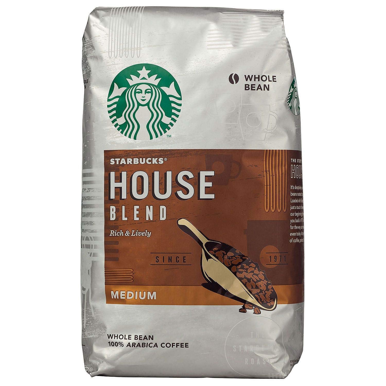 Starbucks House Blend Coffee Whole Bean 40 oz