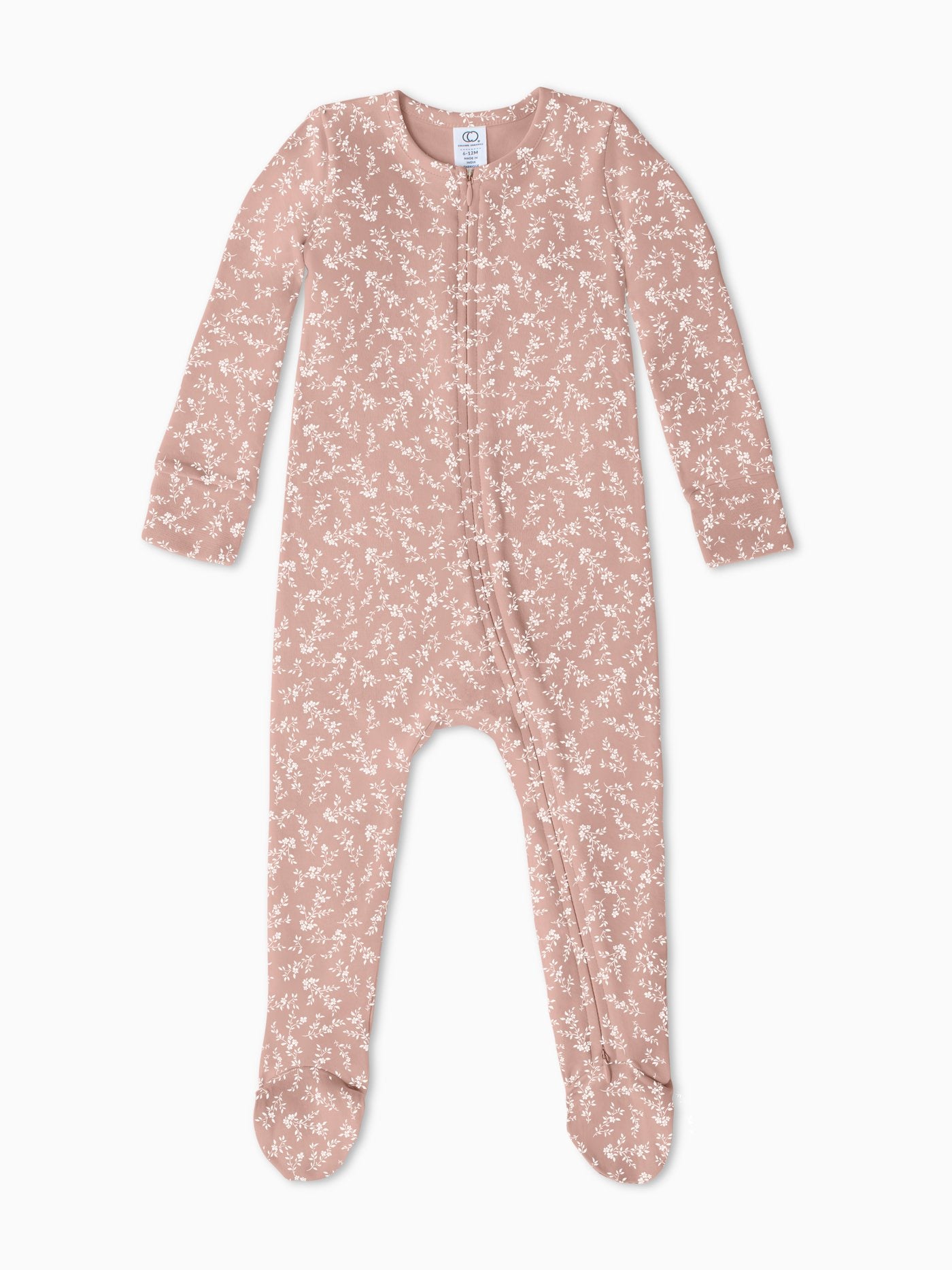 Colored Organics Peyton Zipper Footed Sleeper