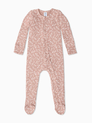 Colored Organics Peyton Zipper Footed Sleeper