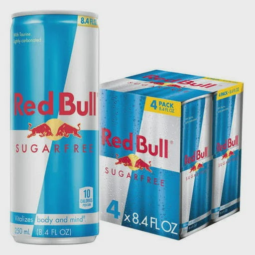 Red Bull Energy Drink, Sugar Free 8.4 fl oz 4 pack