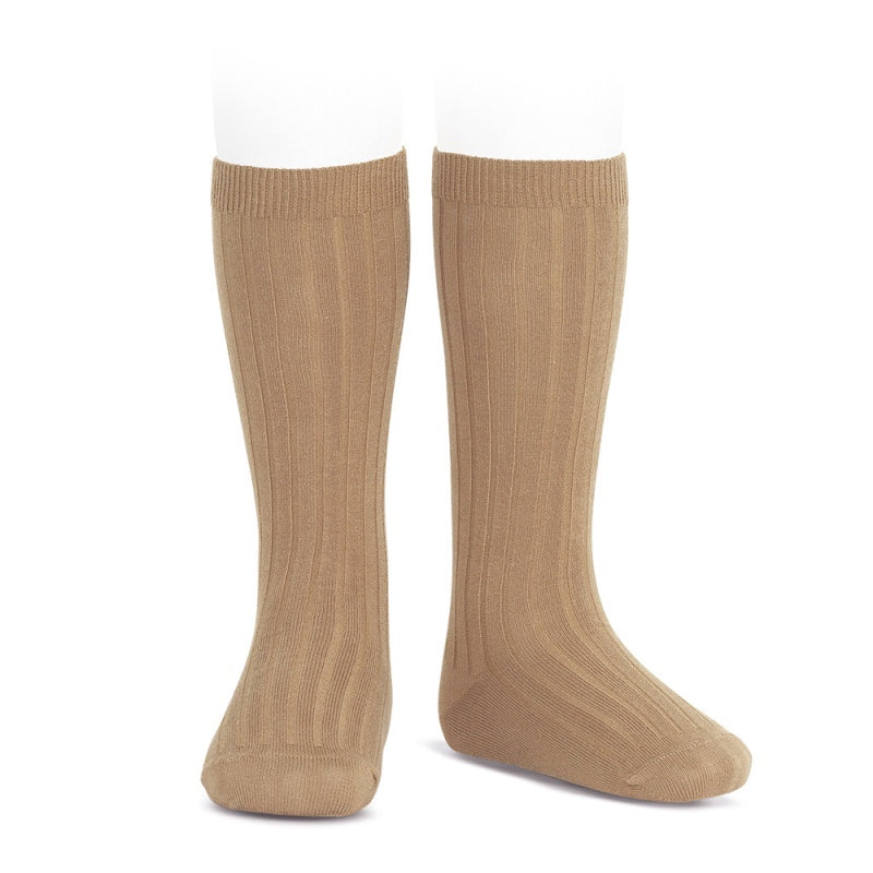 Condor Ribbed Socks Camel